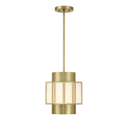 Gideon Three Light Pendant in Warm Brass (51|7-3168-3-322)