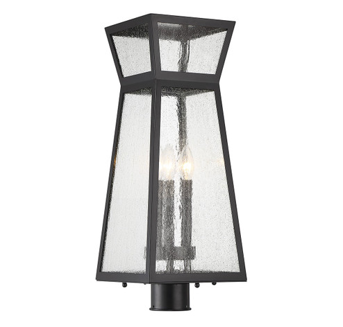 Millford Three Light Outdoor Post Lantern in Matte Black (51|5-633-BK)