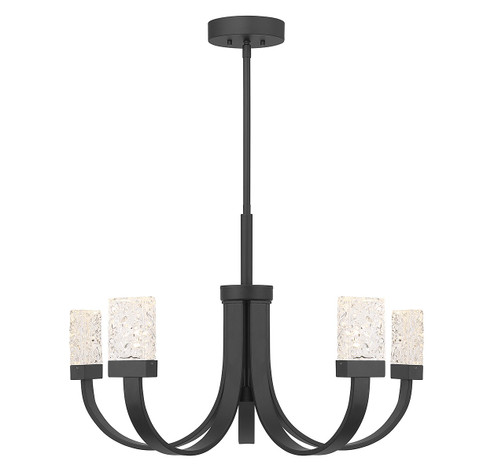 Kahn LED Chandelier in Matte Black (51|1-6620-6-89)