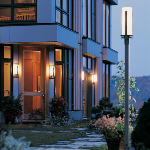 Vertical Bar One Light Outdoor Wall Sconce in Coastal Dark Smoke (39|307286-SKT-77-GG0034)