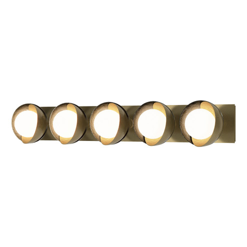 Brooklyn Five Light Bath Sconce in Modern Brass (39|201379-SKT-86-85-GG0711) Brooklyn Five Light Bath Sconce in Modern Brass (39|201379-SKT-86-85-GG0711)