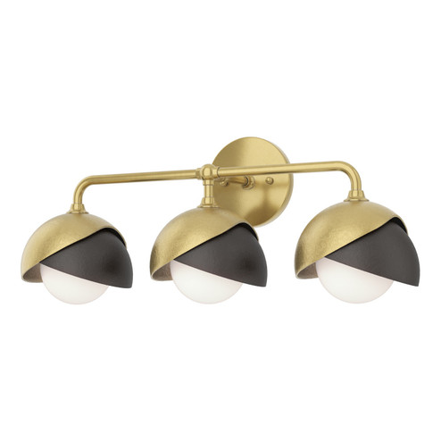 Brooklyn Three Light Bath Sconce in Modern Brass (39|201375-SKT-86-14-GG0711) Brooklyn Three Light Bath Sconce in Modern Brass (39|201375-SKT-86-14-GG0711)