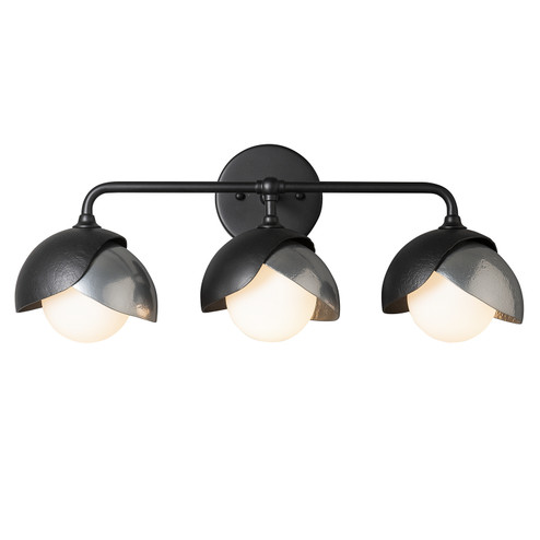 Brooklyn Three Light Bath Sconce in Oil Rubbed Bronze (39|201375-SKT-14-10-GG0711)