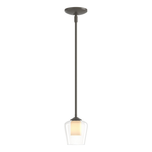 Simple Lines One Light Mini Pendant in Dark Smoke (39|188600-SKT-MULT-07-ZU0291)