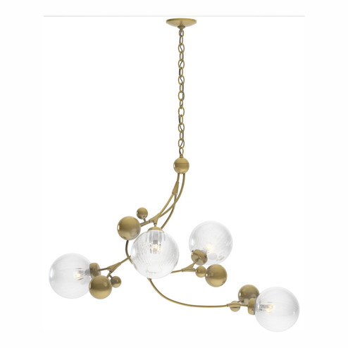 Sprig Four Light Pendant in Modern Brass (39|136420-SKT-86-LL0639)