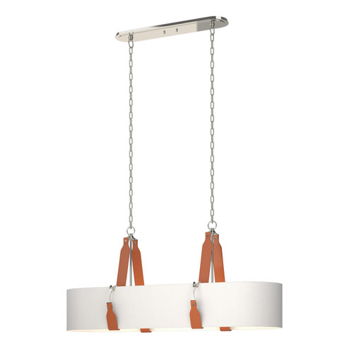 Saratoga Four Light Pendant in Polished Nickel (39|134070-SKT-STND-24-LC-SF4608)