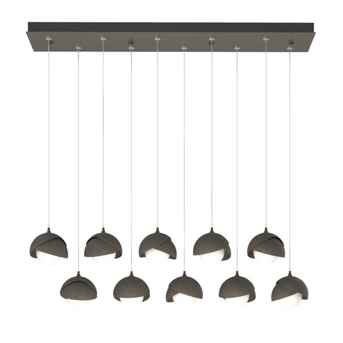 Brooklyn LED Pendant in Dark Smoke (39|131205-SKT-STND-07-07-GG0711)