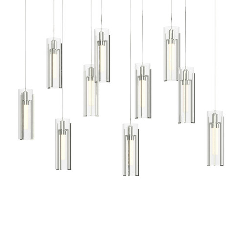 Exos Glass LED Pendant in Sterling (39|131204-SKT-LONG-85-ZM0065)