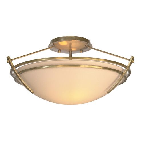 Tryne Two Light Semi-Flush Mount in Modern Brass (39|124412-SKT-86-SS0047)