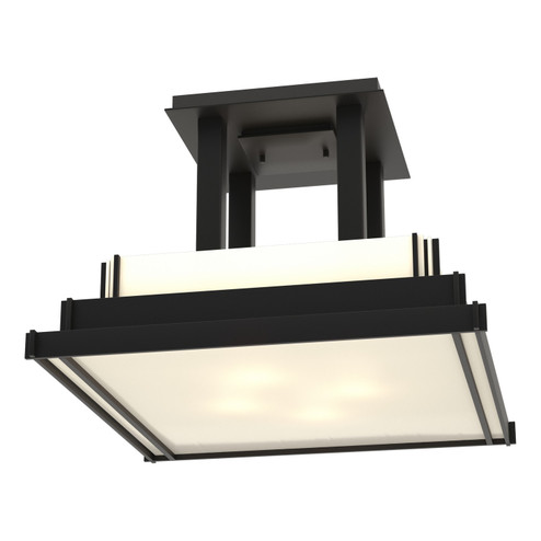 Steppe Four Light Semi-Flush Mount in Black (39|123715-SKT-10-CC0416)