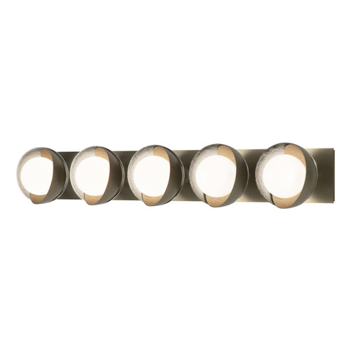 Brooklyn Five Light Bath Sconce in Soft Gold (39|201379-SKT-84-85-GG0711)