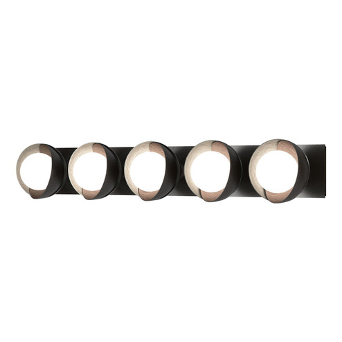 Brooklyn Five Light Bath Sconce in Oil Rubbed Bronze (39|201379-SKT-14-82-GG0711) Brooklyn Five Light Bath Sconce in Oil Rubbed Bronze (39|201379-SKT-14-82-GG0711)