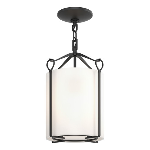 Bow One Light Semi-Flush Mount in Black (39|121140-SKT-10-GG0137)