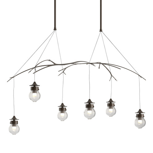 Kiwi Six Light Pendant in Bronze (39|136560-SKT-STND-05-ZM0565)