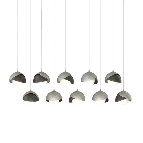 Brooklyn LED Pendant in Sterling (39|131205-SKT-LONG-85-14-GG0711)