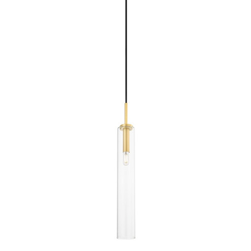 Nyah One Light Pendant in Aged Brass (428|H701701S-AGB)