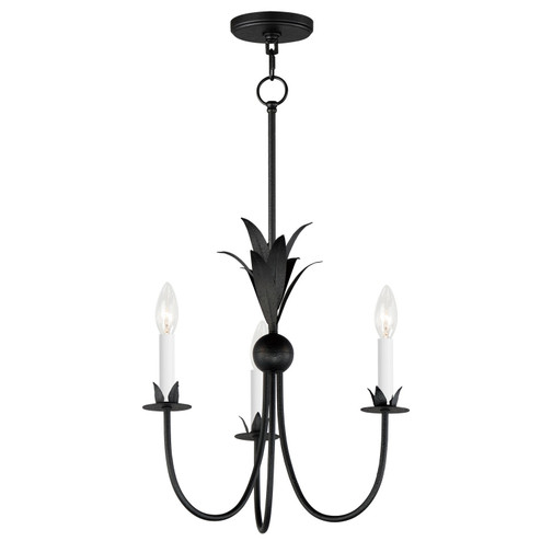 Paloma Three Light Chandelier in Anthracite (16|2883AR)