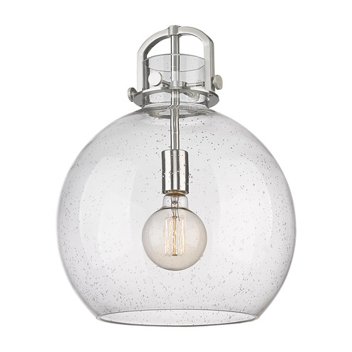 Downtown Urban Shade in Cased Matte White Newton Sphere (405|G410-14WH)
