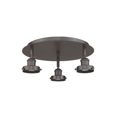 Ballston Urban Three Light Semi-Flush Mount in Oil Rubbed Bronze (405|916-3C-OB)