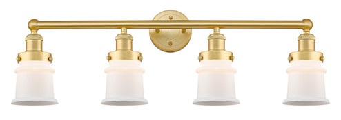 Edison Four Light Bath Vanity in Satin Gold (405|616-4W-SG-G181S)