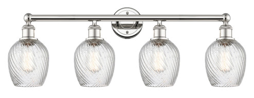 Edison Four Light Bath Vanity in Polished Nickel (405|616-4W-PN-G292)