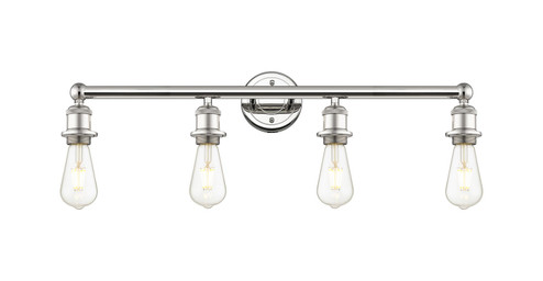 Edison Four Light Bath Vanity in Polished Nickel (405|616-4W-PN)