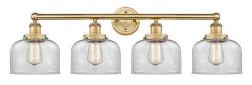 Edison Four Light Bath Vanity in Brushed Brass (405|616-4W-BB-G72)