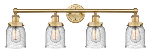 Edison Four Light Bath Vanity in Brushed Brass (405|616-4W-BB-G54)