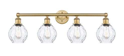 Edison Four Light Bath Vanity in Brushed Brass (405|616-4W-BB-G362)