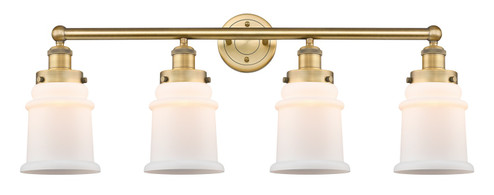 Edison Four Light Bath Vanity in Brushed Brass (405|616-4W-BB-G181)