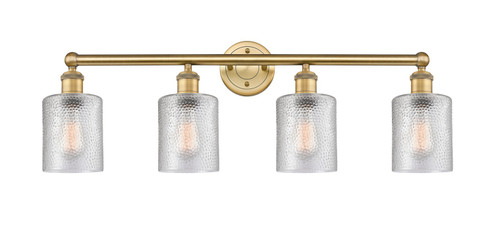 Edison Four Light Bath Vanity in Brushed Brass (405|616-4W-BB-G112)