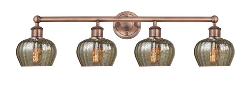 Edison Four Light Bath Vanity in Antique Copper (405|616-4W-AC-G96)