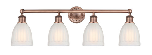 Edison Four Light Bath Vanity in Antique Copper (405|616-4W-AC-G441)