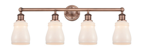 Edison Four Light Bath Vanity in Antique Copper (405|616-4W-AC-G391)