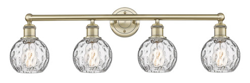 Edison Four Light Bath Vanity in Antique Brass (405|616-4W-AB-G1215-6)