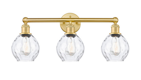 Edison Three Light Bath Vanity in Satin Gold (405|616-3W-SG-G362)