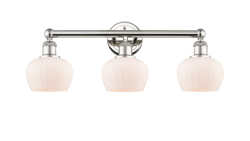 Edison Three Light Bath Vanity in Polished Nickel (405|616-3W-PN-G91)