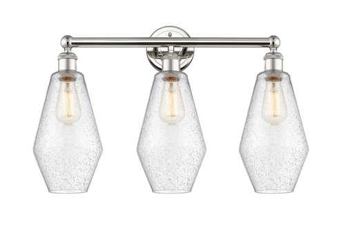Edison Three Light Bath Vanity in Polished Nickel (405|616-3W-PN-G654-7)