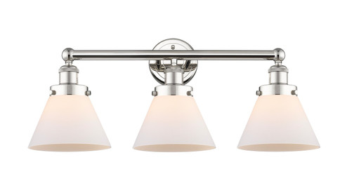 Edison Three Light Bath Vanity in Polished Nickel (405|616-3W-PN-G41)