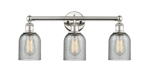 Edison Three Light Bath Vanity in Polished Nickel (405|616-3W-PN-G257)