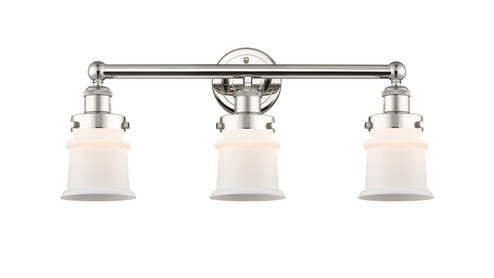 Edison Three Light Bath Vanity in Polished Nickel (405|616-3W-PN-G181S)