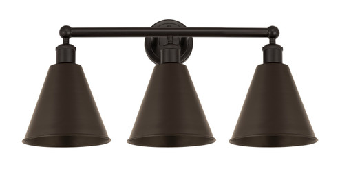 Edison Three Light Bath Vanity in Oil Rubbed Bronze (405|616-3W-OB-MBC-8-OB)