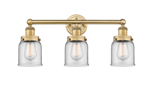 Edison Three Light Bath Vanity in Brushed Brass (405|616-3W-BB-G52)