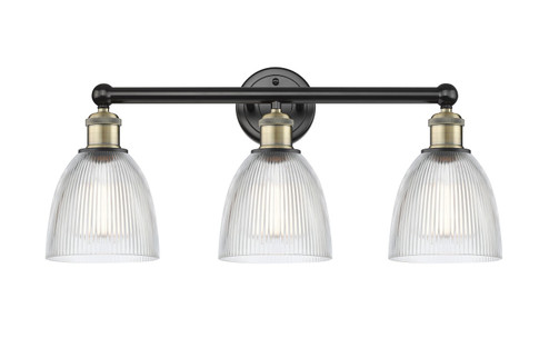 Edison Three Light Bath Vanity in Black Antique Brass (405|616-3W-BAB-G382)