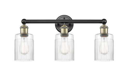 Edison Three Light Bath Vanity in Black Antique Brass (405|616-3W-BAB-G342)