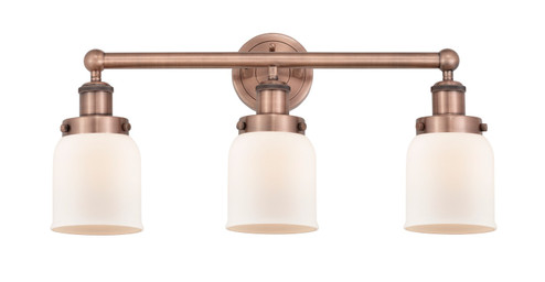 Edison Three Light Bath Vanity in Antique Copper (405|616-3W-AC-G51)