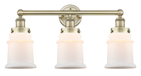 Edison Three Light Bath Vanity in Antique Brass (405|616-3W-AB-G181) Edison Three Light Bath Vanity in Antique Brass (405|616-3W-AB-G181)