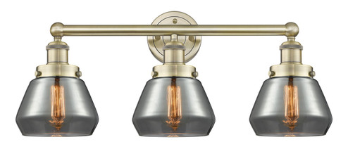 Edison Three Light Bath Vanity in Antique Brass (405|616-3W-AB-G173)