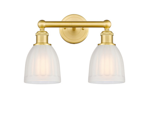 Edison Two Light Bath Vanity in Satin Gold (405|616-2W-SG-G441)