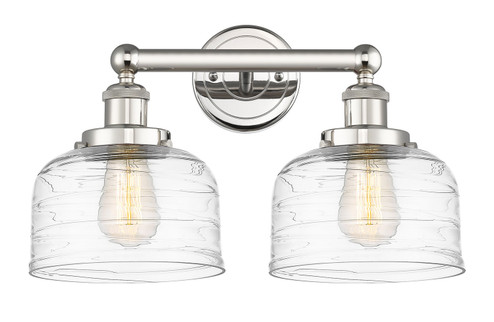 Edison Two Light Bath Vanity in Polished Nickel (405|616-2W-PN-G713)